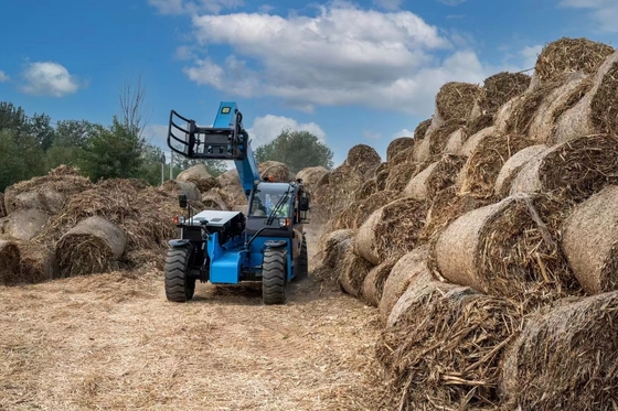 Saman yığını ve kağıt rulosu için Balya Kelepçeli 4WD 3.5 Ton Teleskopik Forklift