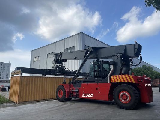 FD140 14 Ton Dizel Ağır Güçlü Forklift Kamyon Cummins Motor 3.5g Mast Ağır Sanayi