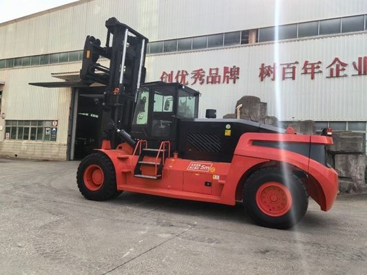 FD140 14 Ton Dizel Ağır Güçlü Forklift Kamyon Cummins Motor 3.5g Mast Ağır Sanayi