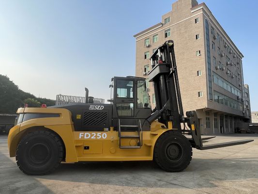 Front Wheel Heavy Load Forklift Speed 0-20 Km/h and Steering Type Front Or Rear Wheel for Heavy-Duty Applications