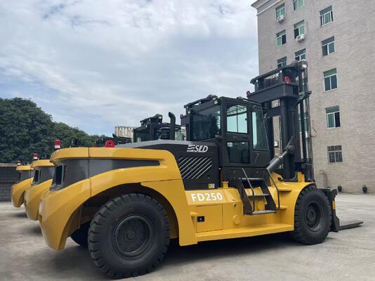 FD280 28 Ton Dizel Ağır Hizmet Forklifti Cummins Motor 4.0g Direk Konteyner Taşıma