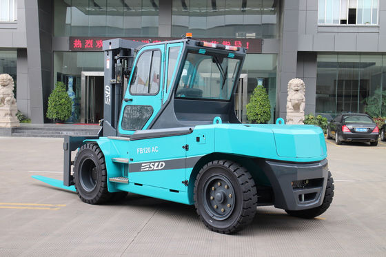 3000mm Kaldırma 8 Ton 10T Büyük AC Elektrikli Forklift Kamyonu