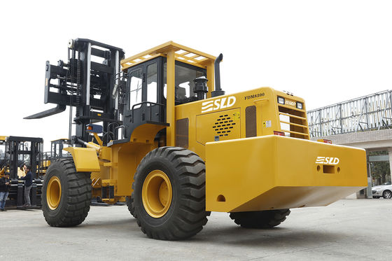 Maden Siteleri için 3000mm direk 25T engebeli arazi direkli forklift