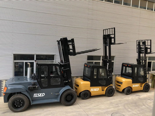 İçten Yanmalı 10 Ton 20000 Lb 20k 4 Tekerlekli Forklift Kaldırma