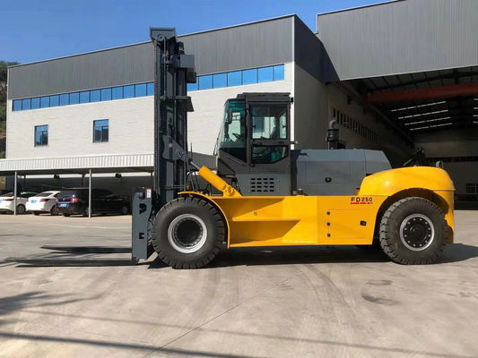 Weichai Motor Ağır Kaldırma Forklift Konteyner Taşıma Turuncu Kırmızı Sarı Renk
