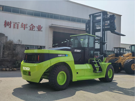Cummins Engine 30T Konteyner Taşıma Forklifti, Hidrolik Çatal Konumlandırıcı ile
