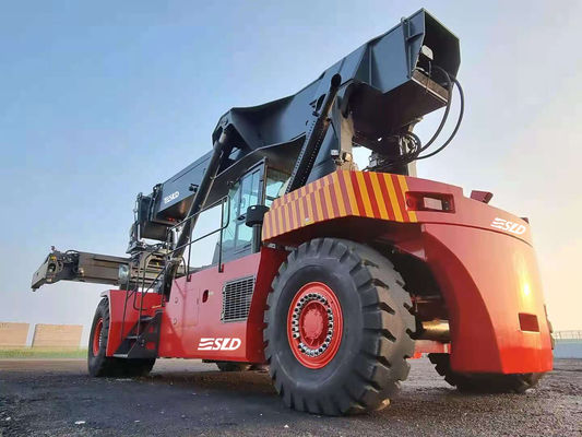 Terminal Limanı için 20ft 40ft Konteyner Forklift Reach İstifleyici