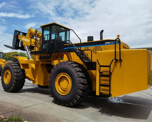 52 Tonluk Büyük Taş Bloğu Kaldırmak İçin Forklift Yükleyici