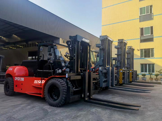 Taşımacılık Kiralama Endüstrisi için Büyük 18 Ton 20 Ton Ağır Kaldırma Forklifti