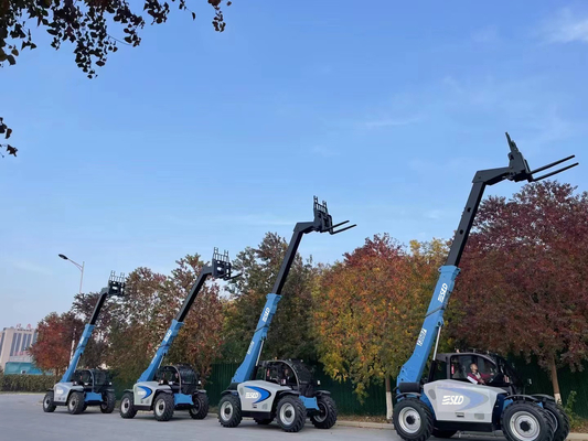 CUMMINS Dizel Motorlu 3 Tonluk Teleskopik Forklift Yükleyici 7m 14m 17m