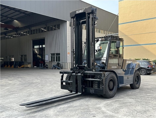 Tam kabin 12 tonluk güçlü ağır kaldırma forklift