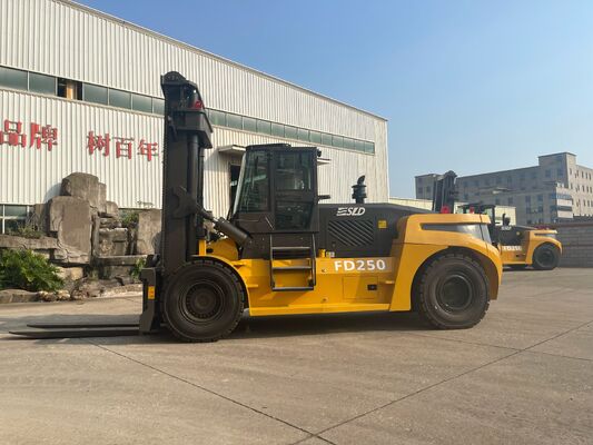 3600mm Wheelbase Heavy Lift Forklift Offering High Speed and 2500mm Turning Radius Enhancing Load Transport Capabilities