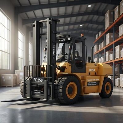 192KW Engine Power High Capacity Forklift FD250 Industrial Grade Forklift Built for Heavy Material Transport and Storage