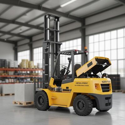 162KW Güç ve Performans Sağlayan Yük Algılamalı Hidrolik Sistem İçeren 6 Metre Kaldırma Yüksekliğine Sahip Ağır Yük Forklifti