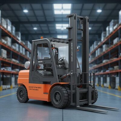 FD160 16 Ton Dizel Ağır Güçlü Çatal Kamyon Cummins Motoru 4.5g Mast Çelik Sanayi
