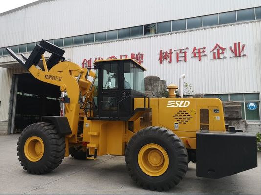 3430mm Taşıma Taş Bloğu 21t Forklift Yükleyici