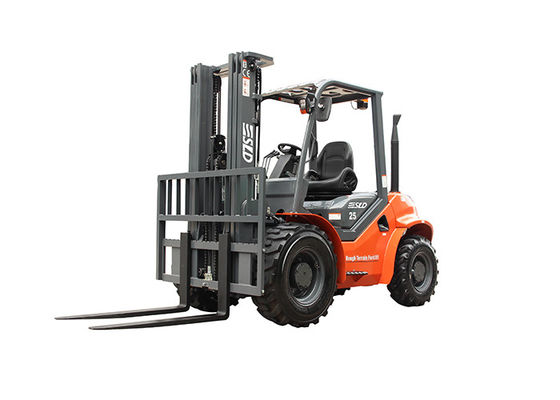 Karşı Ağırlık 4WD 4X4 2.5 Ton 3000mm Engebeli Arazi Forklift