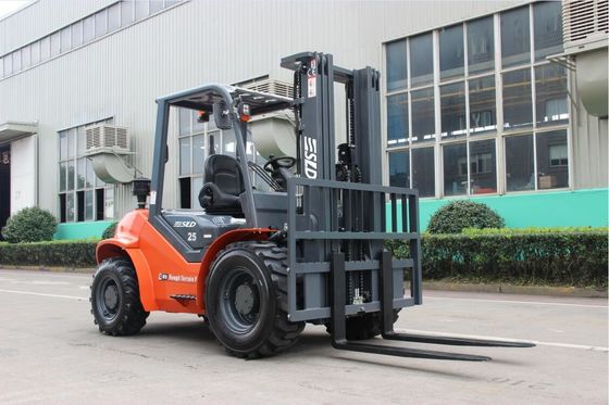 4500mm Triplex Direk 5k 2.5t 2.5 Ton Engebeli Arazi Forklift