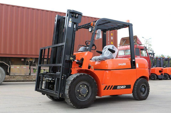 CPCD50 5 Ton Katı Lastik Kilit Fonksiyonu Dizel Forklift