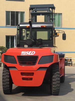 Malzeme Taşıma 14 Tonluk Ağır Kaldırma Forklifti CUMMINS Motor