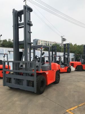 FD70 5m 15000 Lb 7 Ton Dizel Powered Forklift, Katı Lastikle