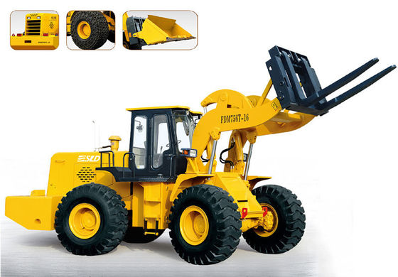 Mermer Taşıma İçin 16t Ön Uç Forklift Tekerlekli Yükleyici