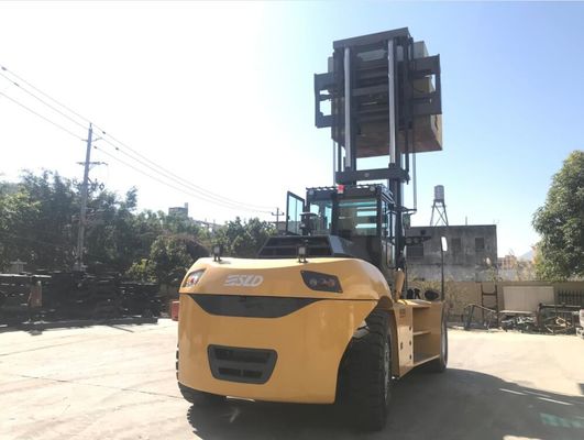 Depo Ağır Hizmet Tipi Forklift 20 ton 32 Ton Malzeme Konteyneri Taşıma