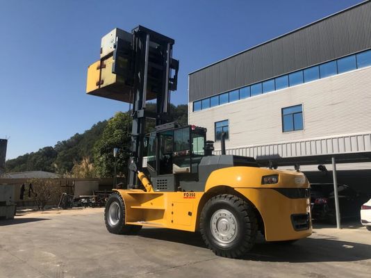 Kapalı A / C Kabin Dizel Ağır Kaldırma Forklift Joystick Kontrol 25000kg 30000kg