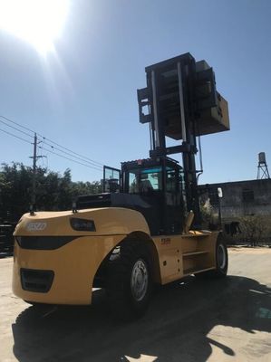 Malzeme Konteyneri Taşıma Ağır Kaldırma Forklift 25t 28 Ton Elektronik Powershift