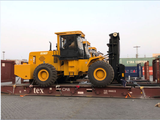 Weichai Motorlu 15 Ton 4WD ATV Kaba Arazi Forklifti