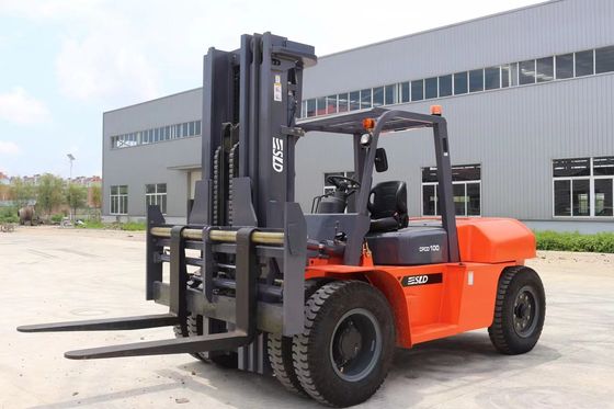 3000mm Kaldırma Yüksekliği 10000kgs Nominal Yük 13000mm Servis Ağırlığı 10 Ton Forklift