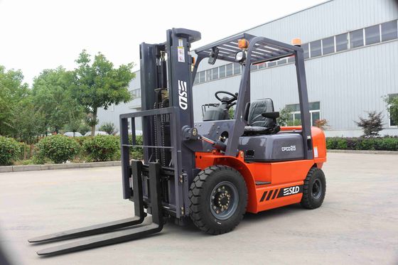 LED Lambalar CPCD25 Dizel Forklift Yük Kapasitesi 2500kgs