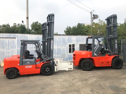 Depo için ISUZU Motor 4000kg Yük Endüstriyel Forklift