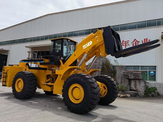 52 Tonluk Büyük Taş Bloğu Kaldırmak İçin Forklift Yükleyici